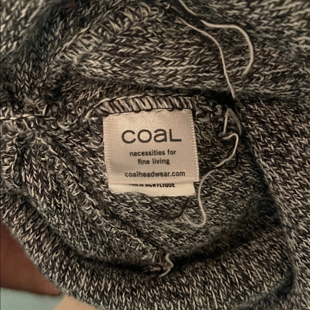 Coal Women's Gray Beanie Hat - Picture 2 of 2